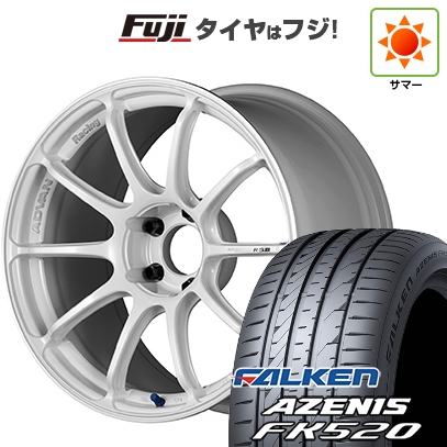 AZENIS - 【新品国産車用5穴100】 | 夏タイア 車輪4本仕掛ける | 225/55R18 | ファルケン アゼニス FK520L | ヨコハマ アドバンレーシング RSIII | 8J 18in タイヤ、ホイール-自動車