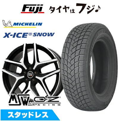 【新品】輸入車用 BMW X3（G01） スタッドレスタイヤ ホイール4本セット 225/60R18 ミシュラン エックスアイス スノー MSW by OZ Racing MSW 40 18インチ
