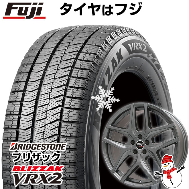 【新品】輸入車用 ベンツGLA（X156） スタッドレスタイヤ ホイール4本セット 235/50R18 ブリヂストン ブリザック VRX2 MSW 40(グロスガンメタル) 18インチ : fuji 28016 108288 24583 24583 : フジコーポレーション