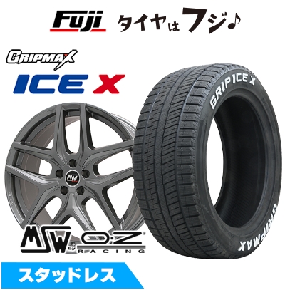 Ice X - 新品 インポート車用 MINI（F60） スタッドレスタイヤ 車輪4本仕掛ける 225/50R18 GRIP MAX 内燃機関X RWL 白いこと雁の使い(押さえる) MSW by OZ Racing MSW 40 18in 車、バイク、自転車-タイヤ、ホイール-自動車
