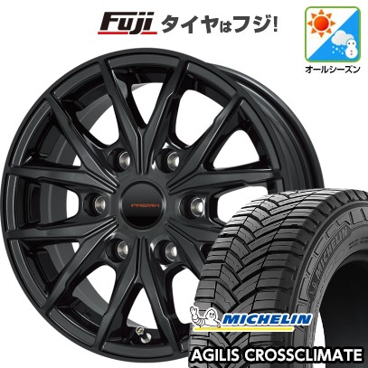 【新品】ハイエース200系 オールシーズンタイヤ ホイール4本セット 215/65R16 109/107T ミシュラン アジリス クロスクライメート プレミックス HC2x6 16インチ