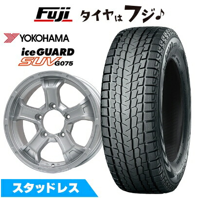 な*び様 YOKOHAMA G075 185/85R16タイヤホイールセット　ジ アイスガード SUV G075 【新品】ジムニー スタッドレスタイヤ ホイール