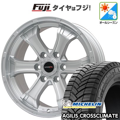ハイエース　ホイールセット195/80R15C 108/106 S 4本 CROSSCLIMATE 【新品】ハイエース200系 オールシーズンタイヤ ホイール