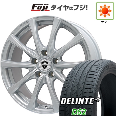 【新品】シエンタ 2015-22 | 夏タイヤ ホイール4本セット | 185/60R15 | デリンテ DS2(限定) | エルベ エステローザ FSV シルバー | 5.5J 15インチ