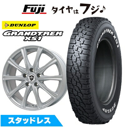 新品国産車用 5穴114.3車 スタッドレスタイヤ ホイール4本セット 215/70R16 DUNLOP グラントレック XS1 RWL ホワイトレター エルベ エステローザMZV 16インチ