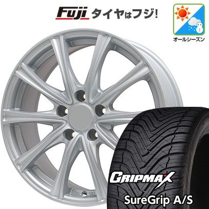【新品国産車用 5穴114.3車】 オールシーズンタイヤ ホイール4本セット 225/45R18 シュアグリップ オールシーズン(限定) エルベ エステローザMZV 18インチ