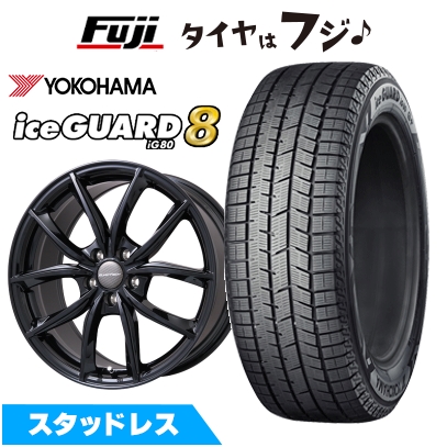 パンク保証付き【新品】イヴォーク 2012-19 スタッドレスタイヤ ホイール4本セット 225/65R17 アイスガード8 IG80 ユーロテック VP-LINE 7J 17インチ