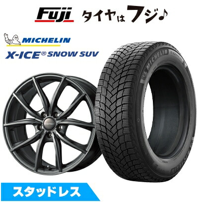 【新品】輸入車用 カイエン スタッドレスタイヤ ホイール4本セット 255/55R19 ミシュラン エックスアイス スノー SUV ユーロテック MP-LINE 19インチ