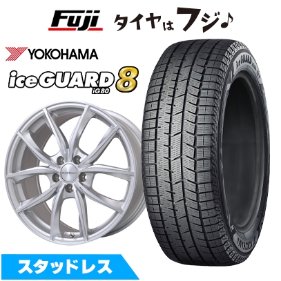 パンク保証付き【新品】プジョー リフター スタッドレスタイヤ ホイール4本セット 215/60R17 アイスガード8 IG80 ユーロテックVP-LINE 7J 17インチ