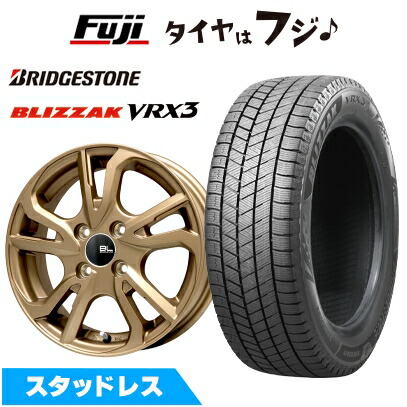 【新品】クロスビー/イグニス用 スタッドレスタイヤ ホイール4本セット 175/60R16 ブリヂストン ブリザック VRX3 ブランドルライン レツィオ 16インチ