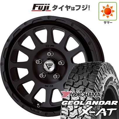 【新品国産車用 5穴114.3車】 夏タイヤ ホイール4本セット 225/65R17 ヨコハマ ジオランダー X-AT G016 OWL デルタフォース オーバル 17インチ