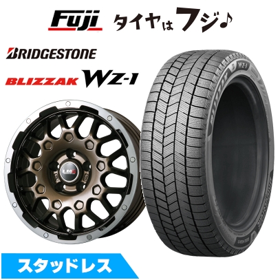 【新品国産車用 5穴114.3車】 スタッドレスタイヤ ホイール4本セット 215/70R16 ブリヂストン ブリザック WZ-1 レアマイスター LMG MS-9W  6.5J 16インチ