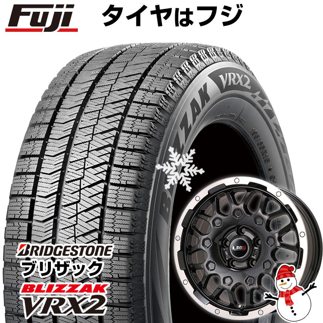 【新品国産5穴114.3車】 スタッドレスタイヤ ホイール4本セット 225/45R18 ブリヂストン ブリザック VRX2 レアマイスター LMG MS 9W 18インチ : fuji 4283 145333 24577 24577 : フジコーポレーション