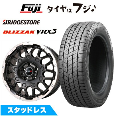 【新品】ヤリスクロス等 スタッドレスタイヤ ホイール4本セット 215/50R18 ブリヂストン ブリザック VRX3 レアマイスター LMG MS-9W 18インチ