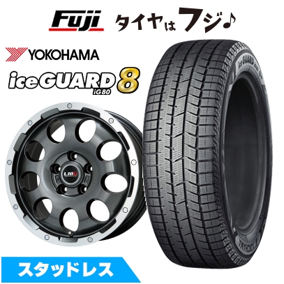 パンク保証付き 新品 30系アルファード/ヴェルファイア等 スタッドレスタイヤ ホイール4本セット 215/65R16 アイスガード8 エイトIG80 LMG CS-9  6.5J 16インチ