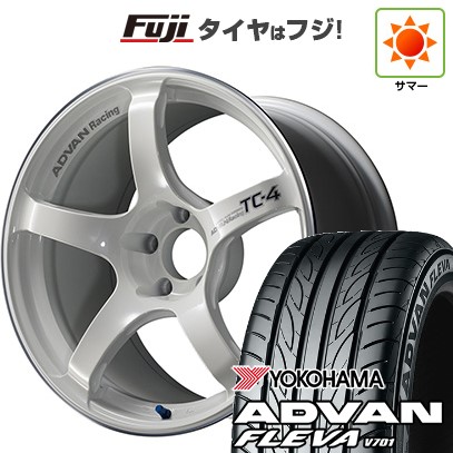 ADVAN 【新品国産車用 5穴100車】 夏タイヤ ホイール4本セット 215 
