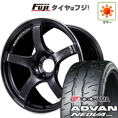 【新品】シビック タイプR(FL5) | 夏タイヤ ホイール4本セット | 265/35R18 | アドバン ネオバAD09 | YOKOHAMA ADVAN Racing TC-4 | 9.5J 18インチ