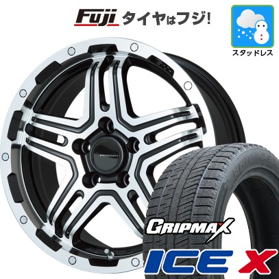 【新品国産5穴114.3車】 スタッドレスタイヤ ホイール4本セット 205/55R17 グリップマックス アイスX BSW(限定) プレミックス グラバス-J2 17インチ