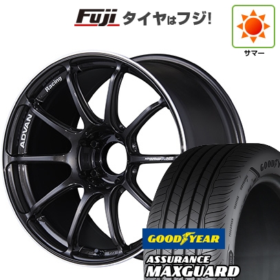 【新品国産車用5穴114.3】 | 夏タイヤ ホイール4本セット | 225/45R19 | グッドイヤー Assurance Maxguard(限定) | ADVAN Racing RSIII 19インチ
