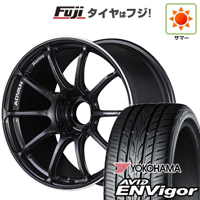 【新品国産車用5穴100】 | 夏タイヤ ホイール4本セット | 245/45R19 | エイビッド エンビガーS321 | ADVAN Racing RSIII 19インチ
