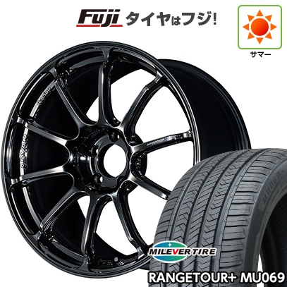【新品国産車用5穴114.3】 | 夏タイヤ ホイール4本セット | 235/40R19 | ミレバー MU069 | ヨコハマ アドバンレーシング RSIII | 9J 19インチ