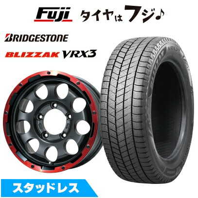 【新品】ジムニーシエラ スタッドレスタイヤ ホイール4本セット 215/70R16 ブリヂストン ブリザック VRX3 レアマイスター LMG CS-9 16インチ