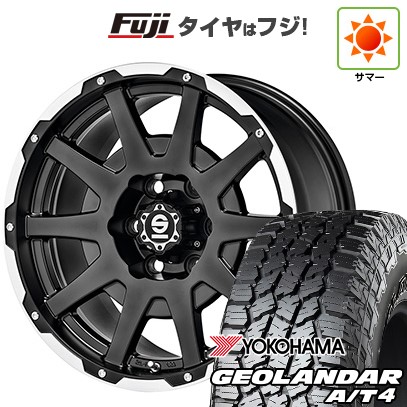 【新品国産車用 6穴139.7車】 夏タイヤ ホイール４本セット 275/70R17 ヨコハマ ジオランダー A/T4 G018 OWL/RBL OZ SPARCO ダカール 17インチ