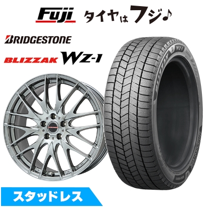 【新品国産車用 5穴100車】 スタッドレスタイヤ ホイール4本セット 225/60R17 ブリヂストン ブリザック WZ-1 ビッグウエイ レイシーン プラバ9M 7J 17インチ