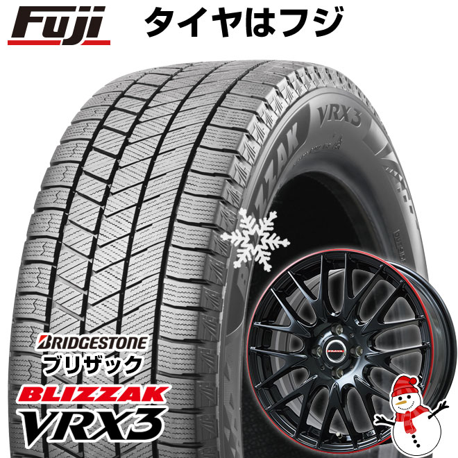 【新品国産5穴114.3車】 スタッドレスタイヤ ホイール4本セット 225/45R18 ブリヂストン ブリザック VRX3 ビッグウエイ LEYSEEN プラバ9M 18インチ : fuji 4283 114668 35089 35089 : フジコーポレーション