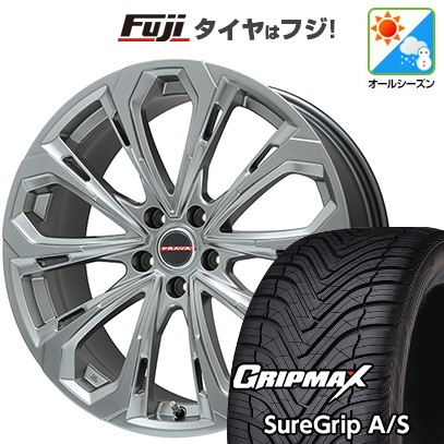 【新品国産5穴114.3】 オールシーズンタイヤ ホイール4本セット 225/40R18 グリップマックス シュアグリップA/S(限定) ビッグウエイ LEYSEEN プラバ5X 18インチ