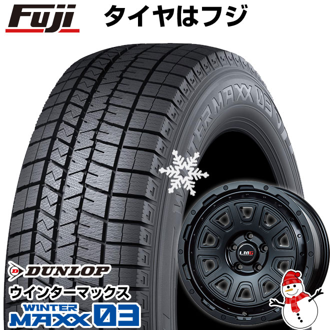 【新品 国産車用 5穴114.3車】 スタッドレスタイヤ ホイール4本セット 215/70R16 ダンロップ ウインターマックス03 WM03 LMG DS-10 16インチ