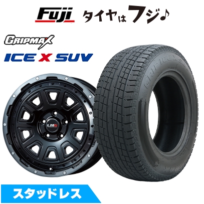 【新品】アルファード/ヴェルファイア等 スタッドレスタイヤ ホイール４本セット 215/65R16 GRIP MAX アイスX SUV BSW (限定) LMG DS-10 16インチ