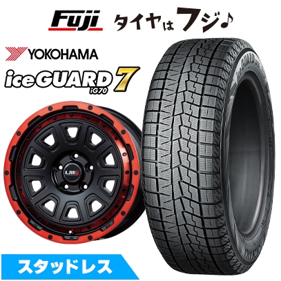 【新品国産5穴114.3】 スタッドレスタイヤ ホイール4本セット 225/60R17 ヨコハマ アイスガード7 セブンIG70 レアマイスター LMG DS-10 17インチ