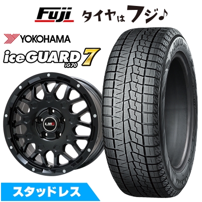 【新品国産5穴114.3】 スタッドレスタイヤ ホイール4本セット 225/65R17 ヨコハマ アイスガード7 セブンIG70 レアマイスター LMG MS-9W 17インチ