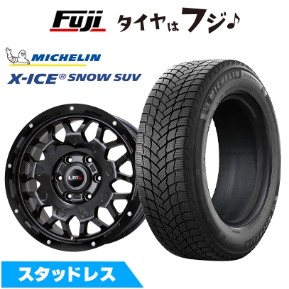 【新品】プラド/ハイラックス スタッドレスタイヤ ホイール4本セット 265/65R17 ミシュラン エックスアイス スノー SUV レアマイスター LMG MS-9W 17インチ
