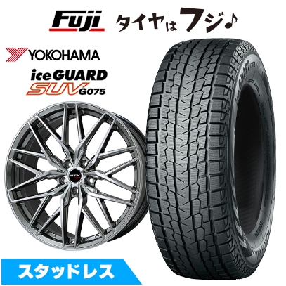 新品 輸入車用 BMW 5シリーズ（G60/G61） スタッドレスタイヤ ホイール4本セット 225/55R18 アイスガード SUV G075 EURO BAHN ニュルブルグMTX 8J 18インチ