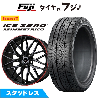 ICE ASIMMETRICO - 新品 インポート車用 MINI（F54） スタッドレスタイヤ 銀輪4本仕かける 225/40R18 冬季 アイスゼロアシンメトリコ EURO BAHN ニュルブルグMTX 8J 18in