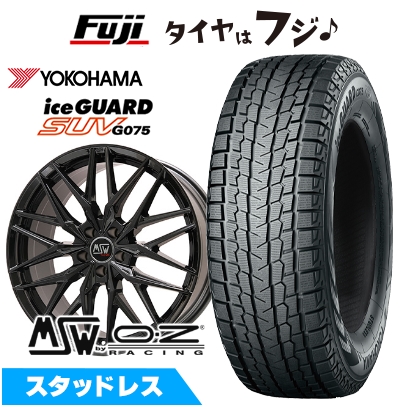 YOKOHAMA ice GUARD G075 235/60R18 18インチ スタッドレス 4本 20年製 バリ溝 レクサスRX T33エクストレイル VOLVO/XC60/XC90等　(STE092) アイスガード SUV G075 2024年製 YOKOHAMA 235/60R18 103T iceGUARD