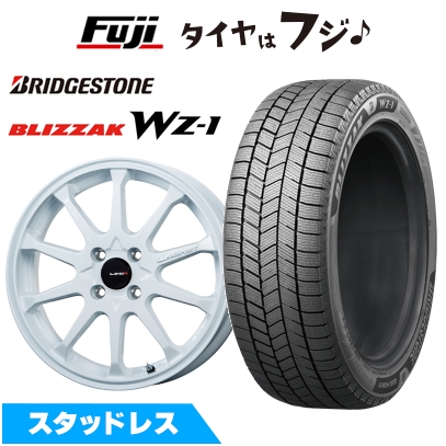 【新品】シビック タイプR(FL5) スタッドレスタイヤ ホイール4本セット 235/40R18 ブリヂストン ブリザック WZ-1 LMスポーツ LM-10R 8.5J 18インチ