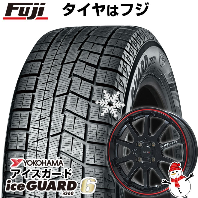 【新品国産4穴100車】 スタッドレスタイヤ ホイール4本セット 185/65R15 ヨコハマ アイスガード シックスIG60 レアマイスター LMスポーツLM 10R 15インチ : fuji 3841 116209 24925 24925 : フジコーポレーション