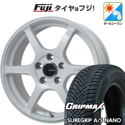 【新品】60系プリウス オールシーズンタイヤ ホイール４本セット 195/60R17 グリップマックス シュアグリップ A/S ナノ レアマイスター CS-V6 17インチ