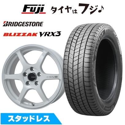 【新品国産車用 5穴100車】 スタッドレスタイヤ ホイール4本セット 215/50R17 ブリヂストン ブリザック VRX3 レアマイスター CS-V6 17インチ