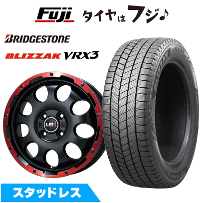 【新品 軽自動車】 タフト ソリオ スタッドレスタイヤ ホイール4本セット 165/65R15 ブリヂストン ブリザック VRX3 レアマイスター LMG CS-9 15インチ