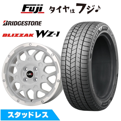 【新品 軽自動車】N-BOX タント スペーシア スタッドレスタイヤ ホイール4本セット 155/65R14 ブリヂストン ブリザック WZ-1 LMG MS-9W 4.5J 14インチ