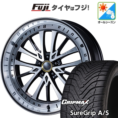 新品国産車用5穴114.3 オールシーズンタイヤ ホイール4本セット | 235/55R19 | Sure Grip AS(2024年製) | エムズスピード ジュリア バリアン | 7.5J 19インチ