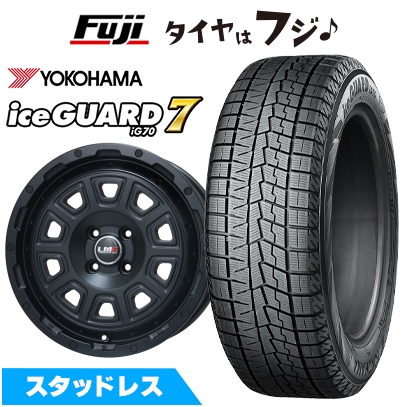 【新品 軽自動車】 ハスラー スタッドレスタイヤ ホイール4本セット 165/60R15 ヨコハマ アイスガード7 セブンIG70 レアマイスター LMG DS-10 15インチ