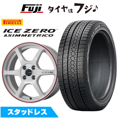 【新品】ライズ/ロッキー（ガソリン） スタッドレスタイヤ ホイール4本セット 195/60R17 ピレリ アイスゼロアシンメトリコ レアマイスター CS-V6 17インチ