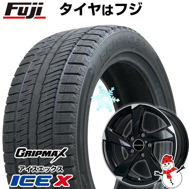 新品 輸入車用 アウディQ2（GA） スタッドレスタイヤ ホイール４本セット 215/60R16 GRIP MAX アイスX BSW (限定)  ユーロアクシス クロスエッジ 16インチ