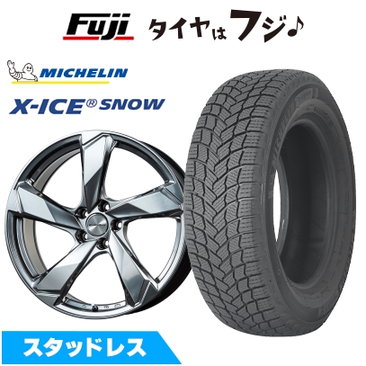 【新品】輸入車用 ボルボ（V90） スタッドレスタイヤ ホイール4本セット 255/40R19 ミシュラン エックスアイス スノー ユーロアクシス クロスエッジ 19インチ