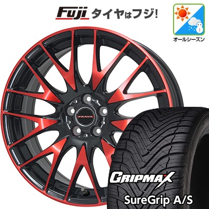 オールシーズンタイヤ ホイール4本セット 225/40R19 GRIPMAX シュアグリップA/S(限定) エムズスピード JJブレイクスルー 19インチ オールシーズンタイヤ ホイール4本セット 225&frasl;40R19 GRIP MAX シュア